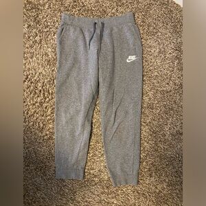 Nike gray sweatpants. Standard fit. Youth XL
